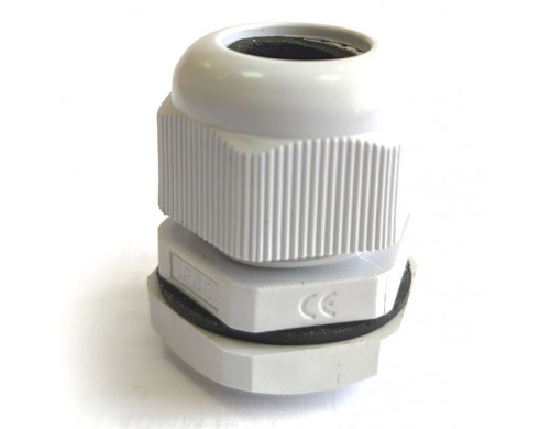 Сальник MG 20 пластик (10-14мм) IP68 серый ГОФРОМАТИК zeta30900