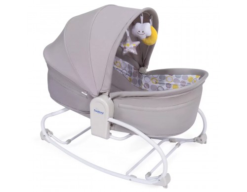 Колыбель детская с электронной системой укачивания Simplicity 3010 Elite (Beige Circles)