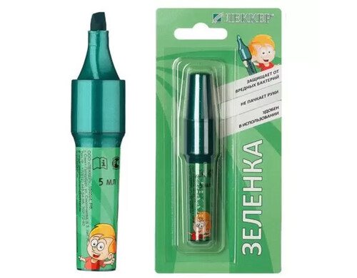 Леккер-бз бриллиантовый зеленый раствор спиртовой 1% 5мл