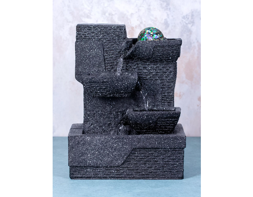 Декоративный настольный фонтан MotionLamps с подсветкой Баланс FON-11032