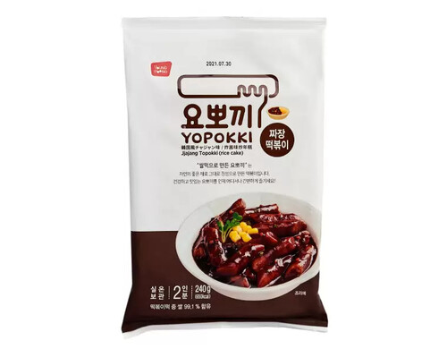 Рисовые клёцки токпокки чачжан Yopokki, пачка 240 г