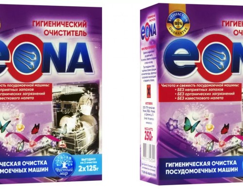 Средство для ухода за посудомоечными машинами ЭОНА Гигиенический очиститель 2шт х125г, 2уп