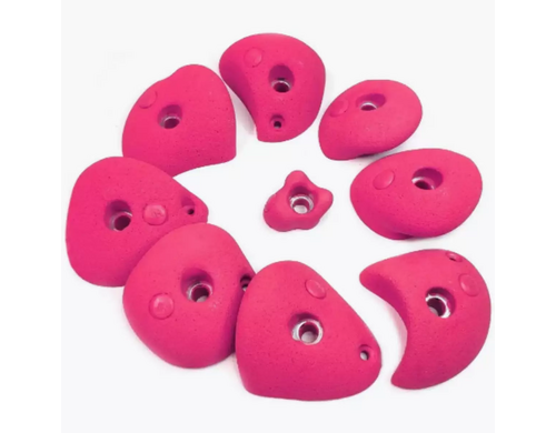 Детские скалодром зацепы Скалодромы Жужа Jugs красные 9 шт