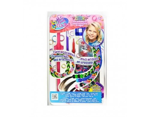 Набор для плетения украшений для волос RAINBOW LOOM Hair Braid (R0053B)