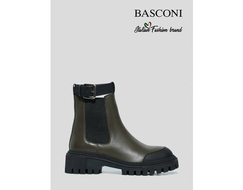 Полусапоги женские Basconi 131915B-B хаки 36 RU