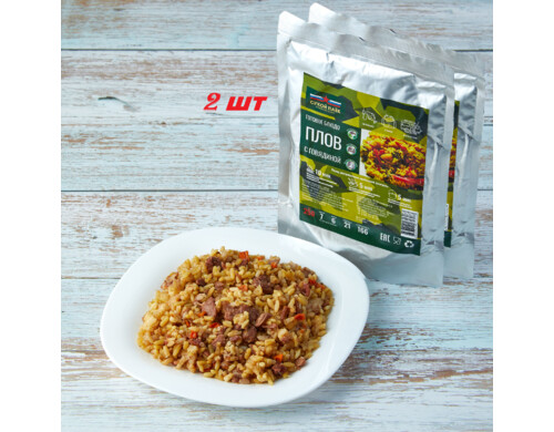 Плов Армейские будни с говядиной, 250 г