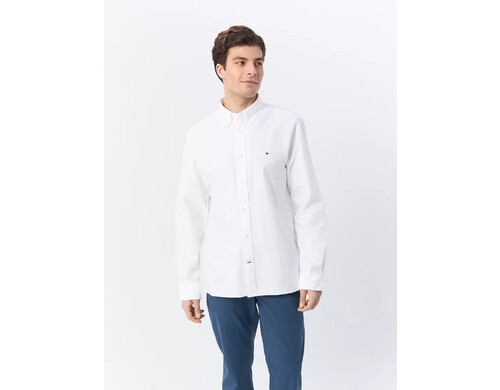 Рубашка мужская Tommy Hilfiger MW0MW32868YCF белая 3XL