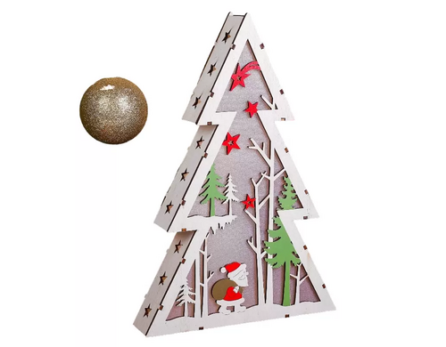 Новогодняя фигурка Sima-land Большая елка 4345441 4x20x29 см