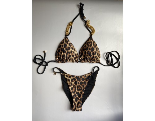 Купальник раздельный женский Balibikini Дана цепи коричневый L