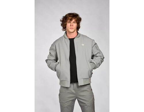 Бомбер мужской Anta 852411608 STG WATER RESISTANT серый S