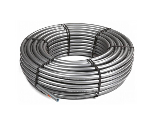 Труба PEX-а с антидиффузионным слоем EVOH RTP SDR7,4, D20х2,8мм, бухта L200м, серый, 25483