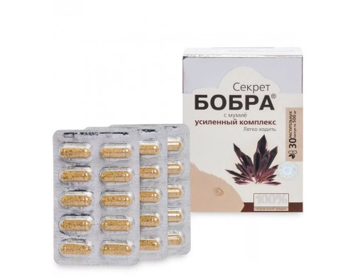 Секрет бобра с мумиё Сашера-Мед