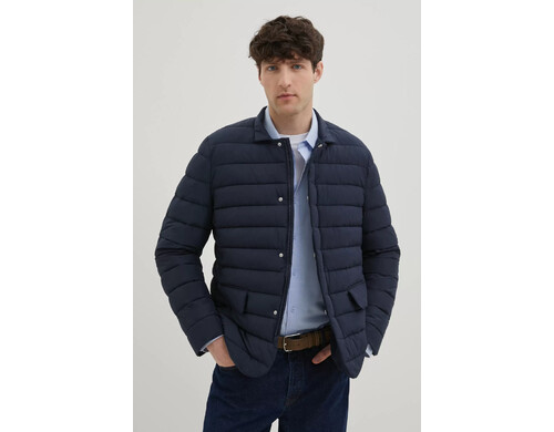 Куртка мужская Finn Flare BAS-200106 синяя 2XL