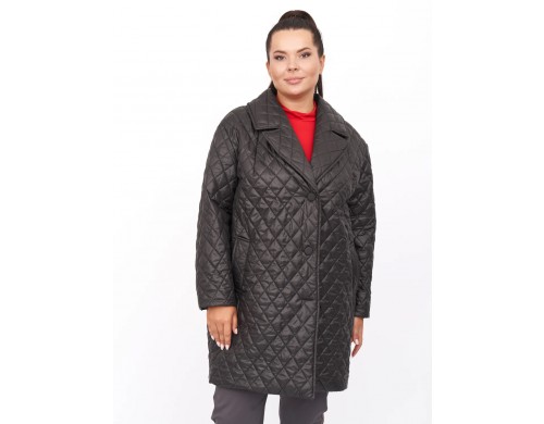 Пальто женское ZORY ZPL13533 черное 60-62 RU