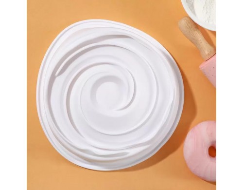 Форма для выпечки и муссовых десертов KONFINETTA «Круговорот», 20x5 см, цвет белый