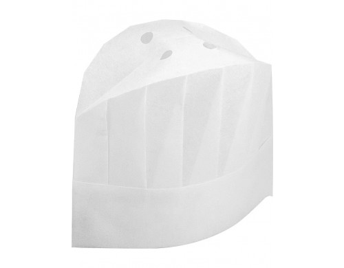 Колпак поварской NN су-шефский прованс бумага белый Н230 мм 10 шт.
