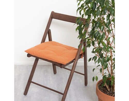 Сидушка на стул Этель Kitchen 42х42 см, цв. оранжевый, 100% хл, саржа 220 г/м2