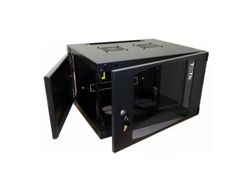 Lanmaster Шкаф настенный 15U Lanmaster TWT-CBWNG-15U-6X4-BK 550x450mm черный 60кг