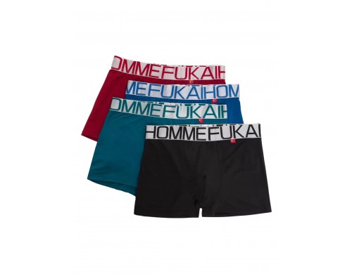 Комплект трусов мужских FUKAI Fuksport227 красных; черных; зеленых; синих 46 RU