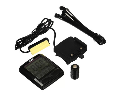 Велокомпьютер 19 функции, проводной SD-565B