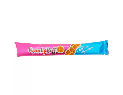 Трубочка вафельная Candy Roll с вареной сгущенкой СЗМЖ 70 г