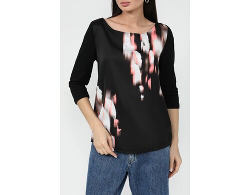 Блуза женская Taifun 571302-16113 черная 48