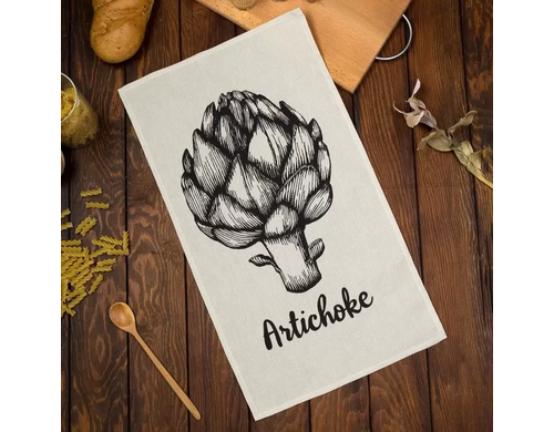 Полотенце кухонное Доляна Artichoke 35х60 см, 100% хлопок, 160г/м2(2 шт.)