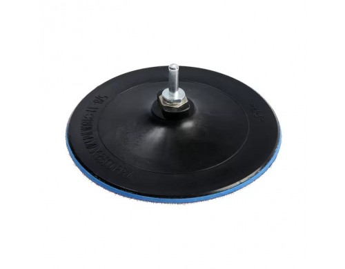 Насадка с липучкой для дрели и УШМ ТУНДРА, М14, с адаптером, 180 мм