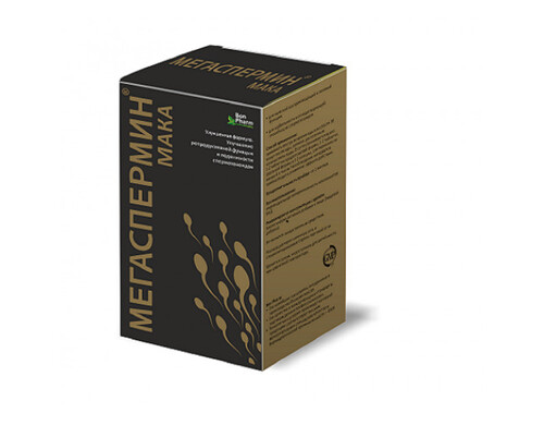 Мегаспермин BonPharm мака таблетки и капсулы 90 шт.