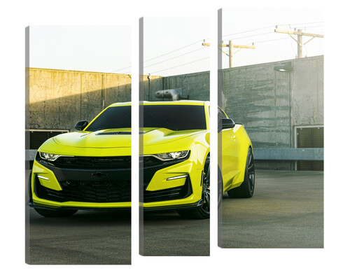 Большая модульная картина Авто Шевроле Камаро. PR-1827 118x99см