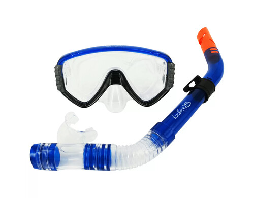 Набор для плавания Stingrey Маска + Трубка синий