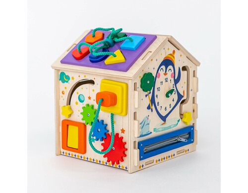 Бизидом Mag Wood пингвин бизиборд 54vd07-59