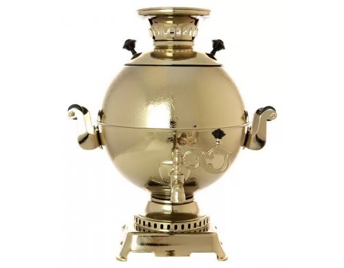 Самовар электрический Тула Желтый шар 5 л