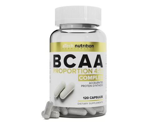 aTech Nutrition Pure Pharm Grade Caps BCAA 120 капсул, без вкуса