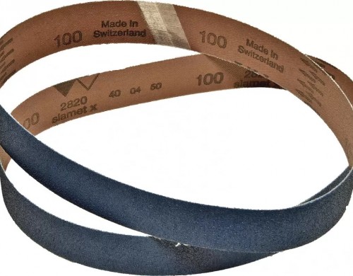 Лента шлифовальная абразивная (2 шт; 30x533 мм; P100) для ленточного напильника ABRAFORM s