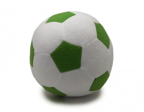 Детский мяч Magic Bear Toys F-100/WLG Мяч мягкий цвет белый, светло-зеленый 23 см