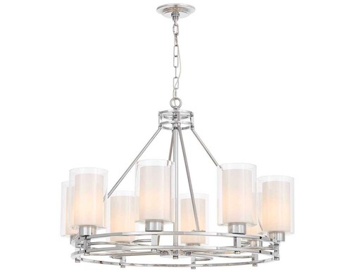 Подвесная люстра Lumina Deco Marietta LDP 8025-8 CHR+WT