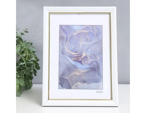 Фоторамка пластик "Офис 8" 15х21 см, белый