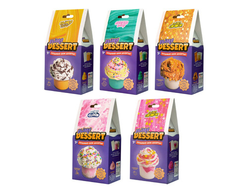 Игрушка слайм Slime dessert мини 180 г в ассортименте