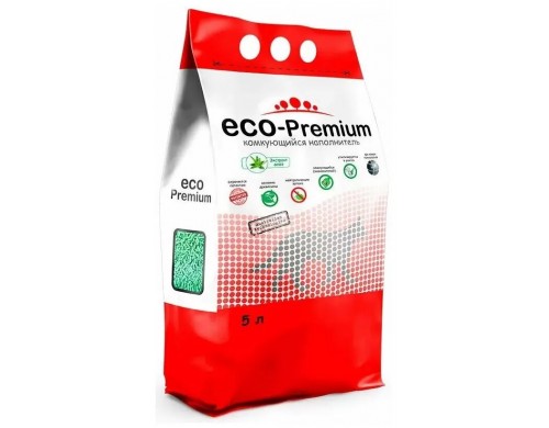 Комкующийся наполнитель ECO Premium Алоэ древесный, 1,9 кг, 5 л
