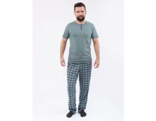 Комплект домашний мужской Монотекс 309а зеленый 60 RU