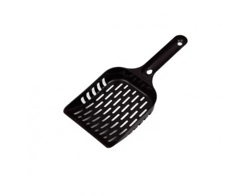 Совок для уборки кошачьего туалета ZOO PLAST, шоколадный