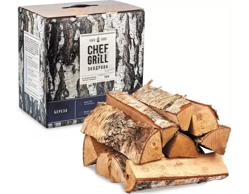 Дрова Береза Карелия Chef Grill 00955 10 кг