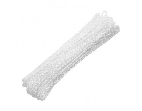 Шнур бельевой полипропиленовый с сердечником, 3 мм, L 15 м, белый, Home Palisad