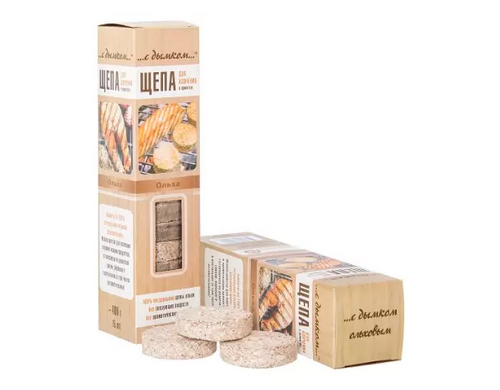 Щепа для копчения ольховая С дымком БДКо 0,4 кг