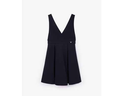 Сарафан трикотажный А-образной формы синий для девочки Gulliver (146)