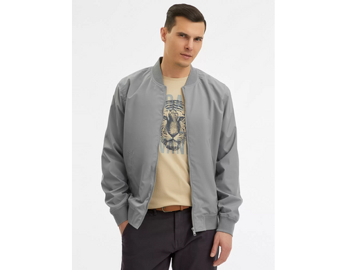 Бомбер мужской oodji 1L611000M серый L