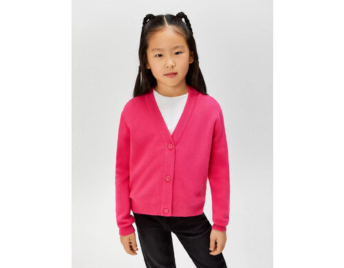 Кардиган детский Acoola 20230370003, розовый, 128