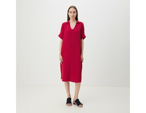 Платье женское Maison David BLN917 бордовое 2XS