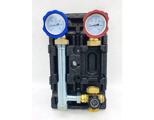 Насосная группа быстрого монтажа с трёхходовым смесительным клапаном zeissler NG-TK-0101